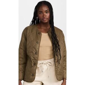 Rag & Bone Brielle Reversible Liner Jacket Army - S